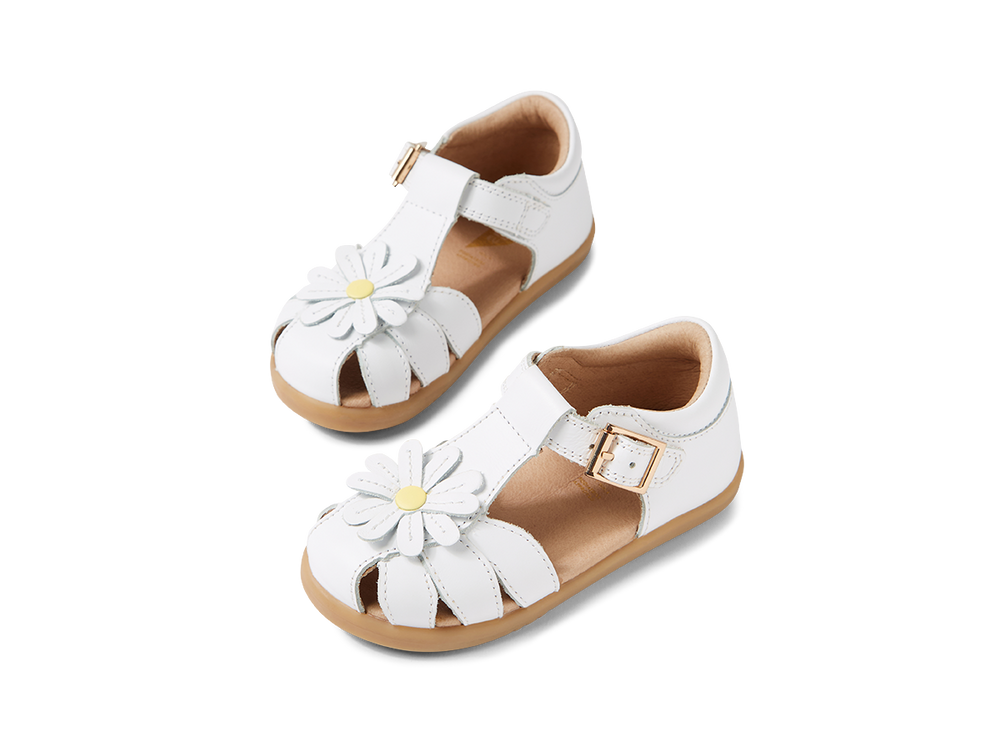 Bobux, sandalo per bambini Step up, modello Petal, colore white