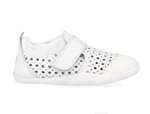 Bobux Xplorer Go punch, scarpina morbida, white