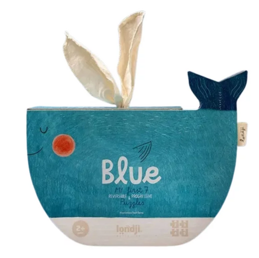 Scatola Blue my first 7 puzzles reversible & progressive