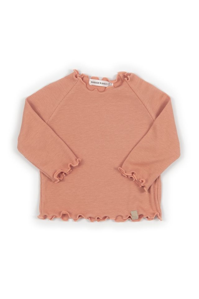 Shirt bimba a maniche lunghe, CORAL in fibra di bambù e cotone, Bamboom