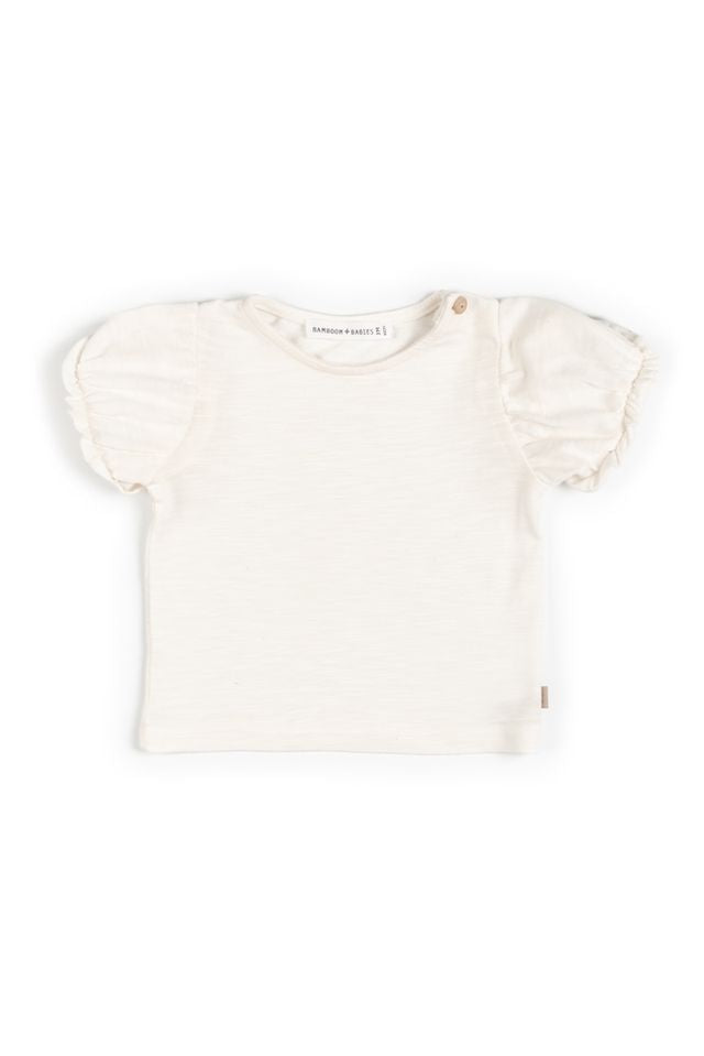 Shirt manica corta a palloncino, OFFWHITE, Bamboom