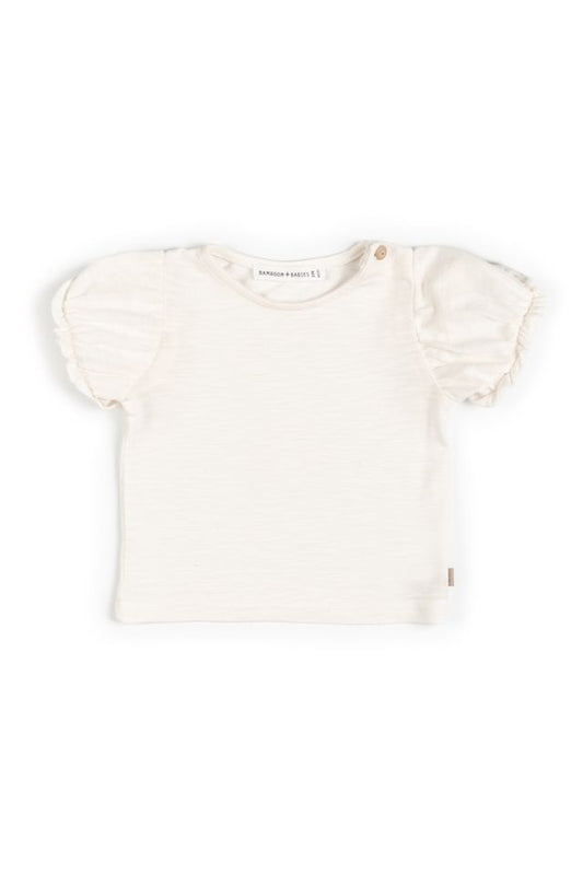 Shirt manica corta a palloncino, OFFWHITE, Bamboom