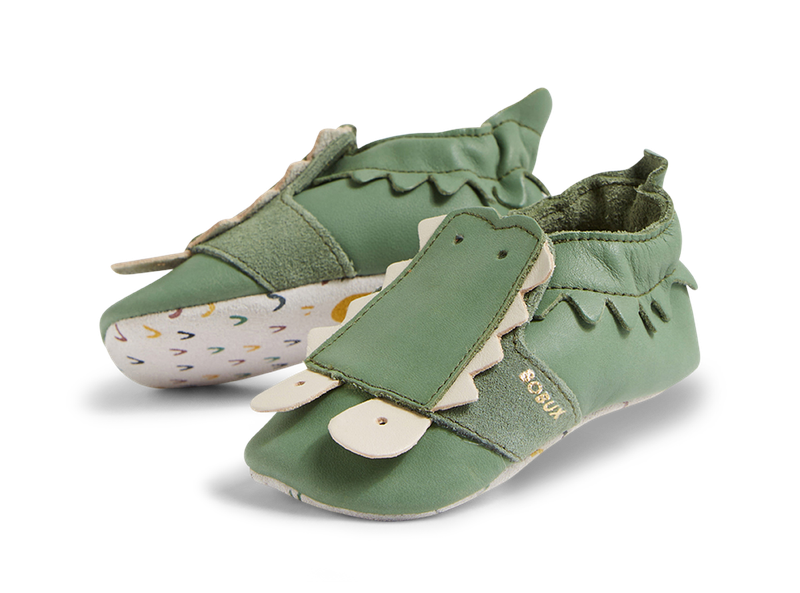 Bobux babbucce Soft Sole Serpente Snap Olive