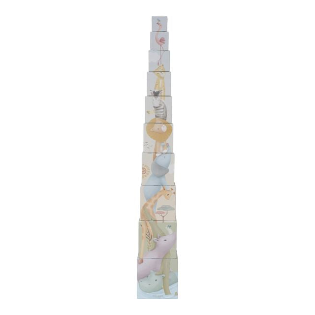 Stacking Blokcs, Cubi impilabili in cartone, Little Dutch