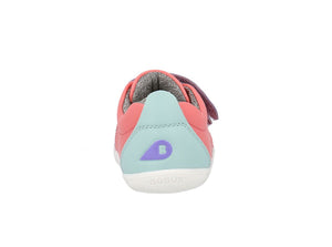 Bobux Step Up Grass Court Ocean coral mauve, scarpe primi passi