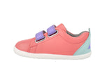 Bobux Step Up Grass Court Ocean coral mauve, scarpe primi passi
