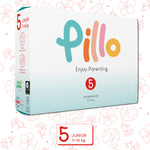 Pannolino Pillo Junior Enjoy Parenting, Taglia 5, dagli 11 ai 16 Kg. Confezione da 33 pz.
