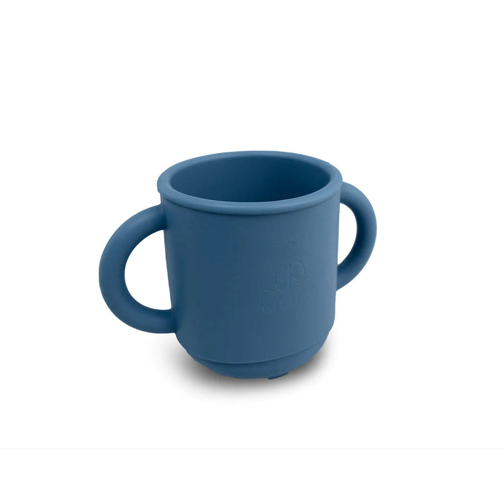 
                
                    Carica l&amp;#39;immagine nella Galleria, Taiki EVO Cup - tazza evolutiva in Silicone 3 in 1, Mizu Baby. Bicchiere blu
                
            