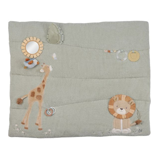 Tappeto attività morbido PlayPen Mat Safari Friends, Little Dutch