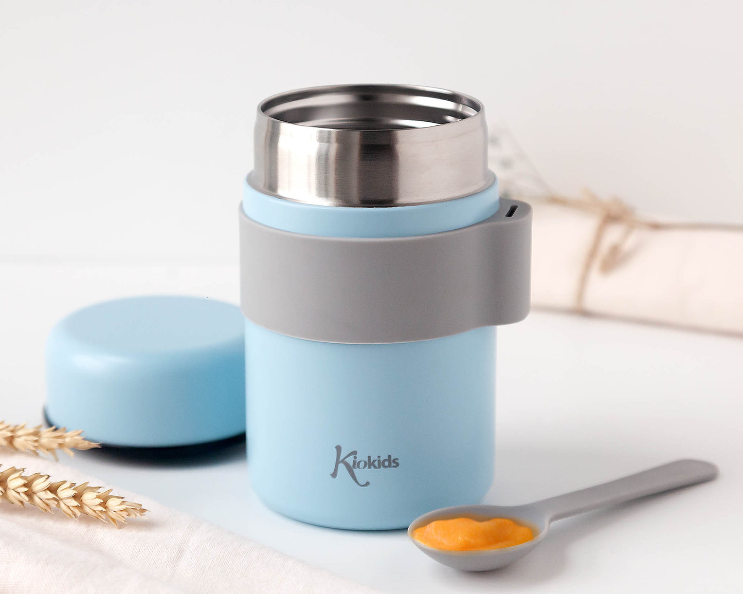 Thermos pappa con cucchiaio, 500 ml Kiokids