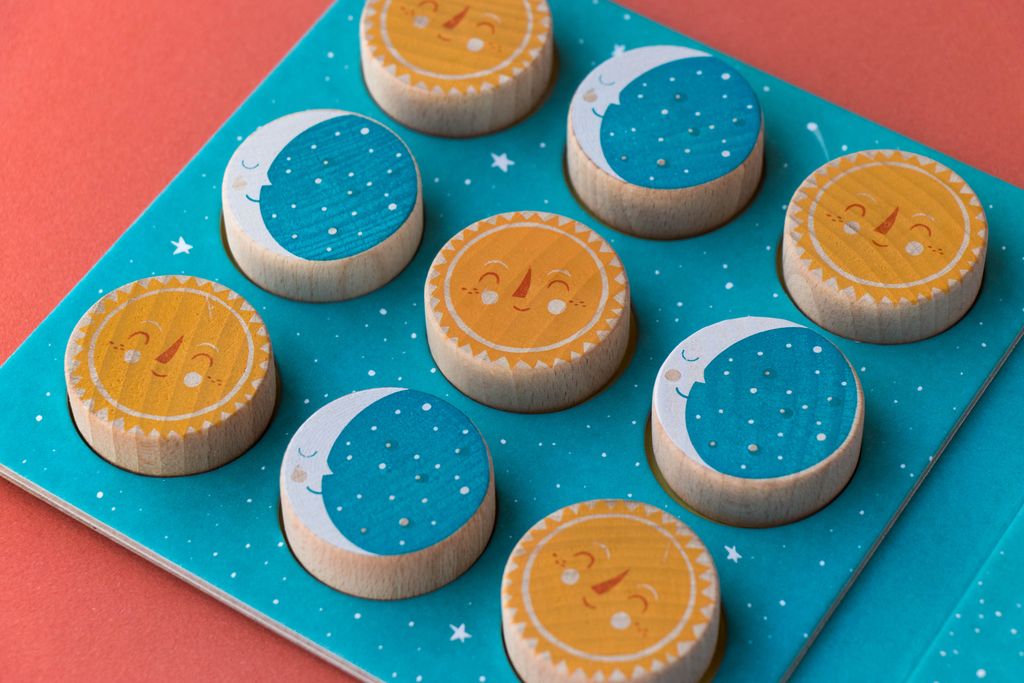 Londji, Tic Tac Toe, Tris, gioco di strategia in legno