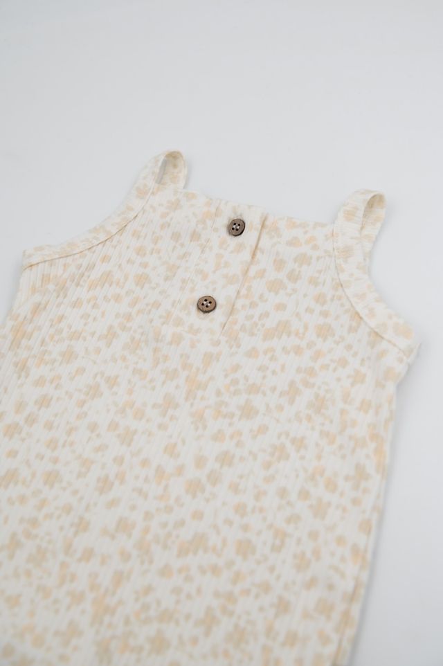 Tutina a spalline sottili, Print petals, in fibra di bambù, Bamboom