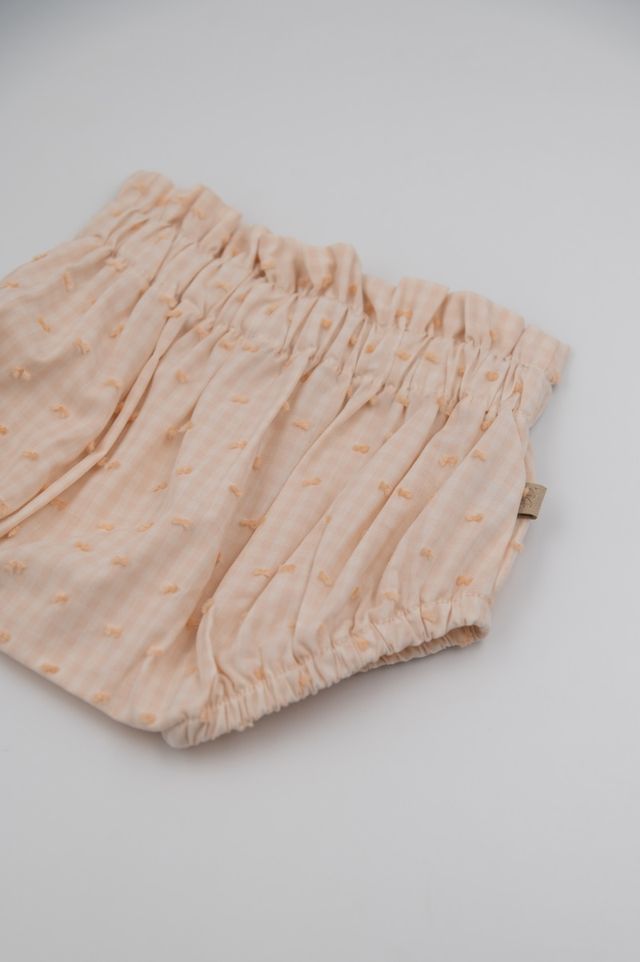 Twin Set SQUARE GIRL bimba, Peach, in fibra di bambù e cotone,  Bamboom