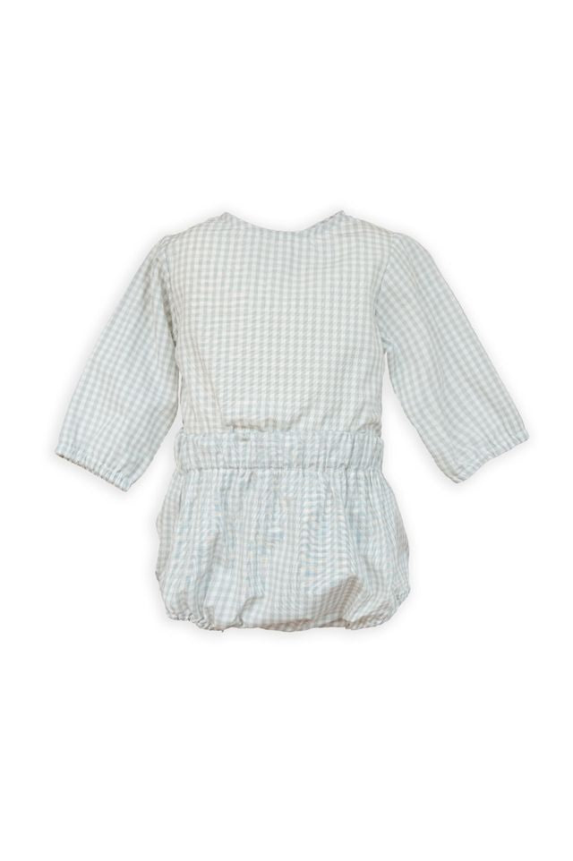 Twin Set SQUARE BOY bimbo, Verde menta, in fibra di bambù e cotone,  Bamboom