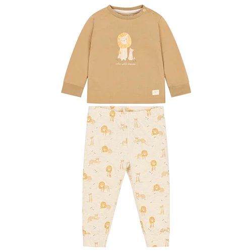 Pigiama a maniche lunghe 2 pezzi, Two piece Pijama Safari Lion, Little Dutch