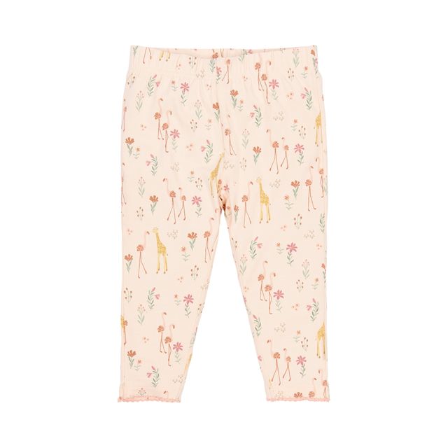 Pigiama a maniche lunghe 2 pezzi bimba, Two piece Pijama Safari Flamingo, Little Dutch