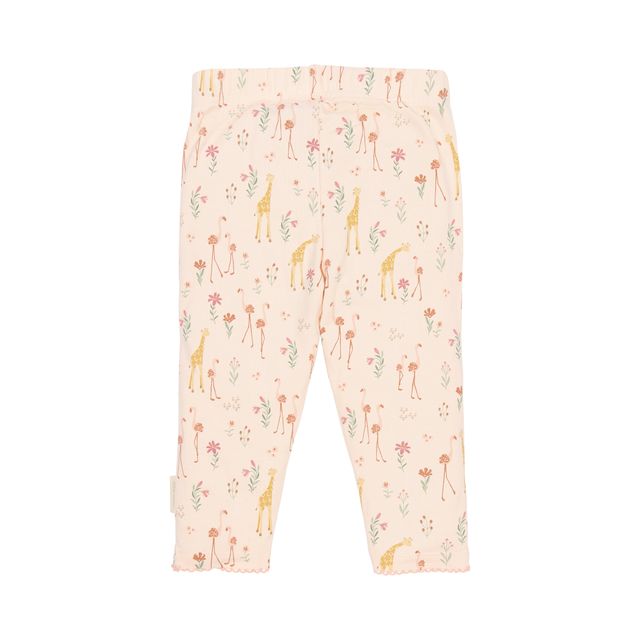 Pigiama a maniche lunghe 2 pezzi bimba, Two piece Pijama Safari Flamingo, Little Dutch
