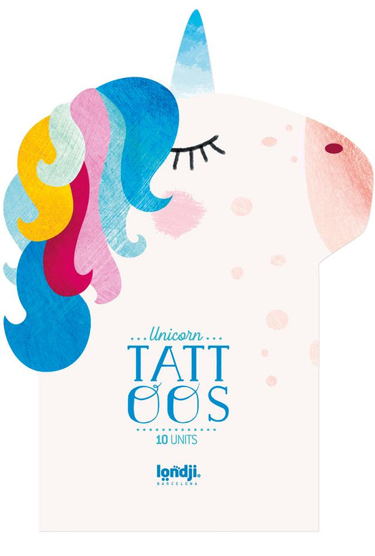 Londji, Unicorn, Tatoos, 10 tatuaggi temporanei
