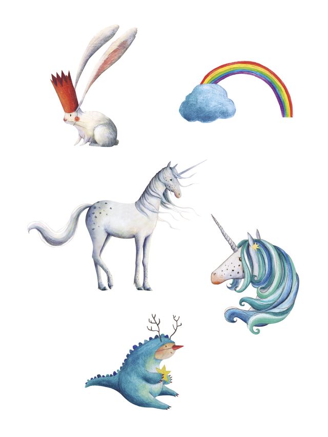 Londji, Unicorn, Tatoos, 10 tatuaggi temporanei