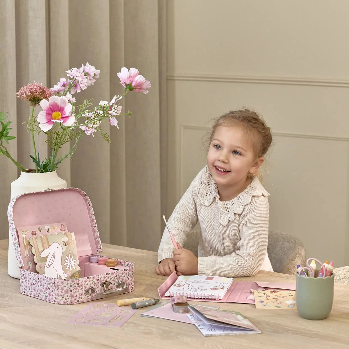 Valigetta creativa di Rosa, collezione Fairy Garden, Little Dutch