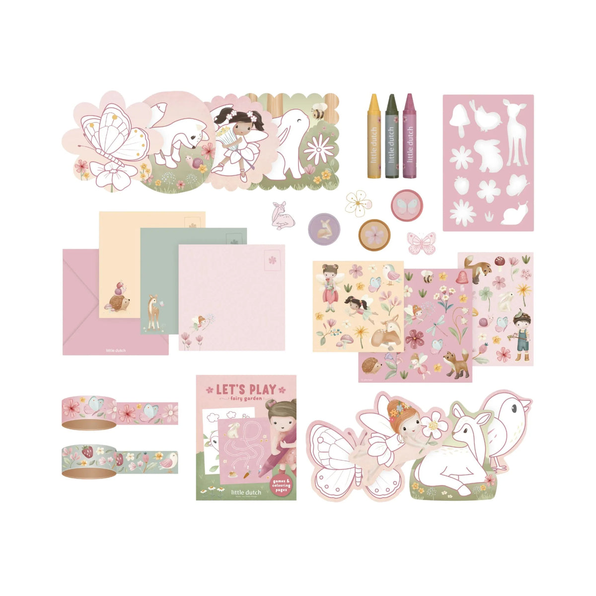 Valigetta creativa di Rosa, collezione Fairy Garden, Little Dutch