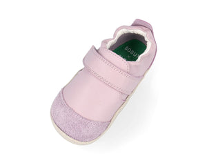 SCARPA MORBIDA LILLA CON PUNTA RINFORZATA E UNO STRAP, ELASTICO ALLA CAVIGLIA