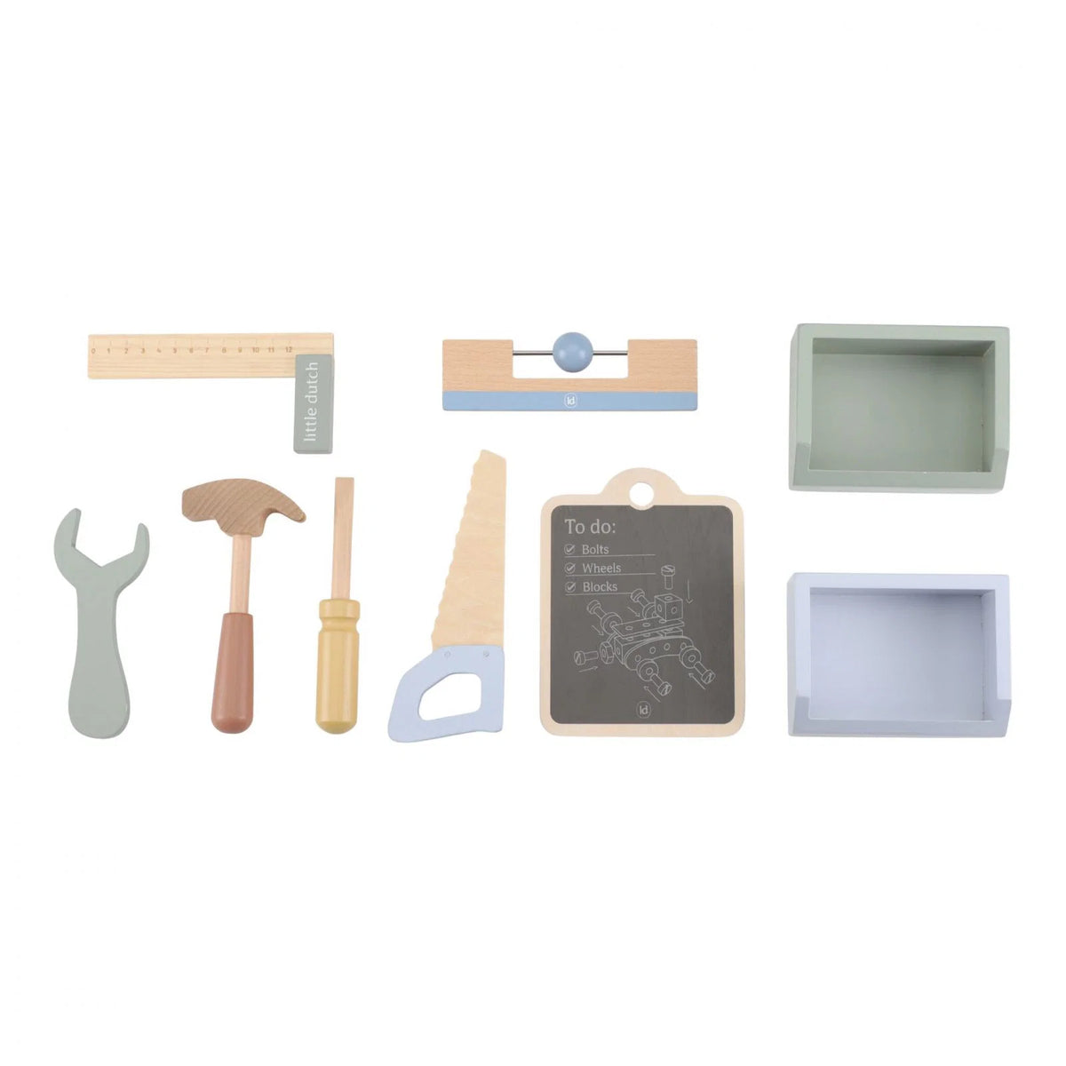 Banco da Lavoro, in legno per bambini, wooden workbench, Little Dutch