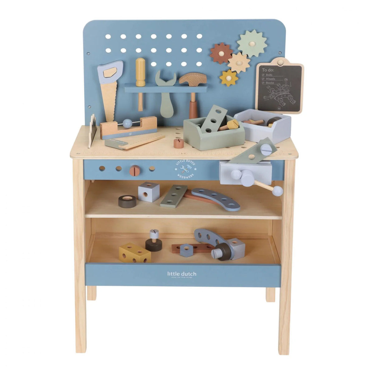 Banco da Lavoro, in legno per bambini, wooden workbench, Little Dutch