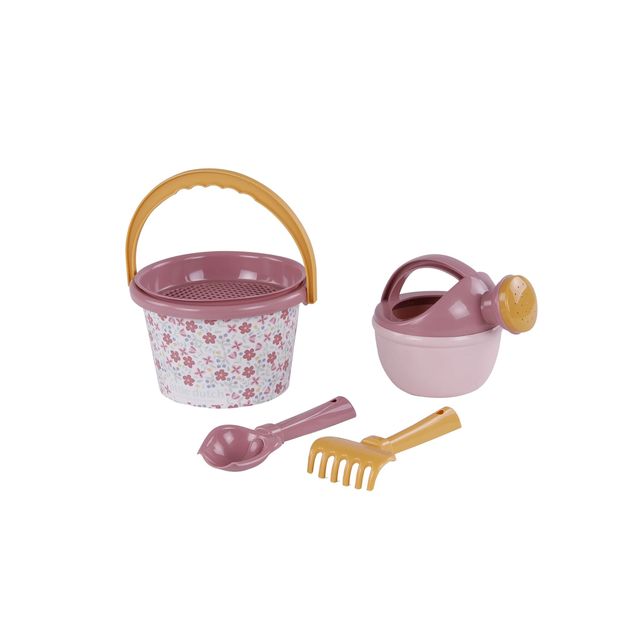 Set da spiaggia con innaffiatoio, Beach set, gioco per bambini, rosa fantasia fiori, Little Dutch (Copia)