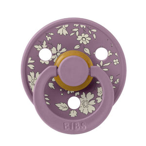 Set di due ciucci Bibs ciliegia collezione LIBERTY, capel fossil-grey mix