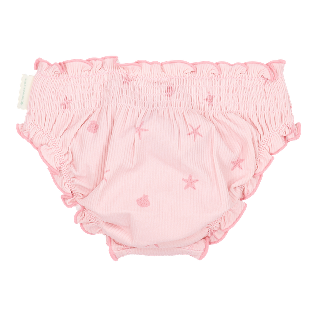 Slip da bagno bimba rosa con volant, Little Dutch