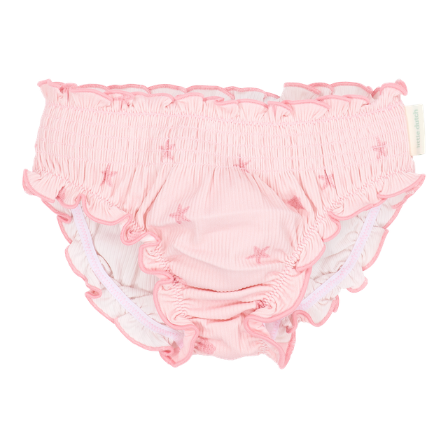 Slip da bagno bimba rosa con volant, Little Dutch