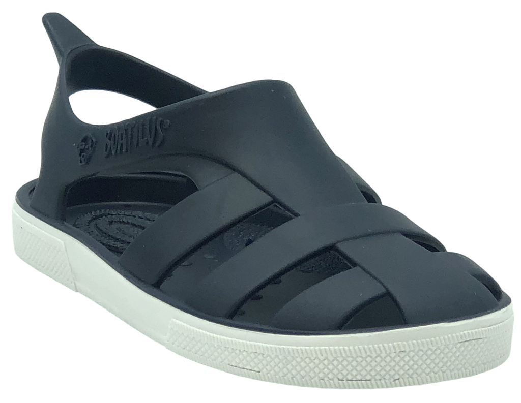 Sandali in gomma per la spiaggia BIOTY di Boatilus, colore navy