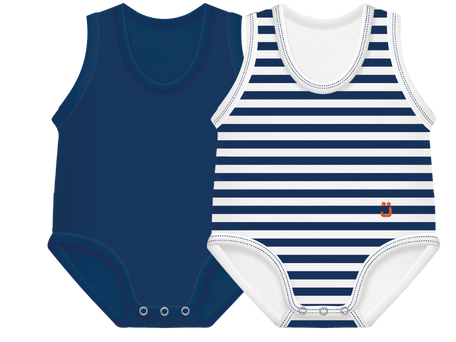 Body neonato senza manica, taglia unica 0-36 mesi, J Bimbi -Summer Multipack