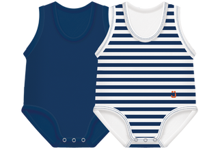 Body neonato senza manica, taglia unica 0-36 mesi, J Bimbi -Summer Multipack