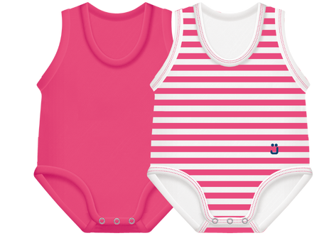 Body neonato senza manica, taglia unica 0-36 mesi, J Bimbi -Summer Multipack