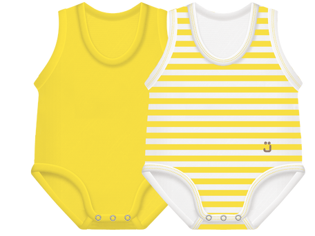 Body neonato senza manica, taglia unica 0-36 mesi, J Bimbi -Summer Multipack