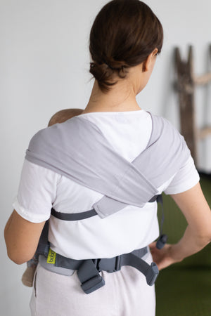 Marsupio portabebe per neonati Boba Bliss, GREY – Pisoli e Pannoli