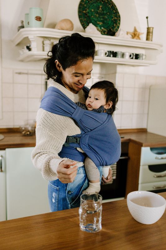 Marsupio portabebe per neonati Boba Bliss, Vintage navy