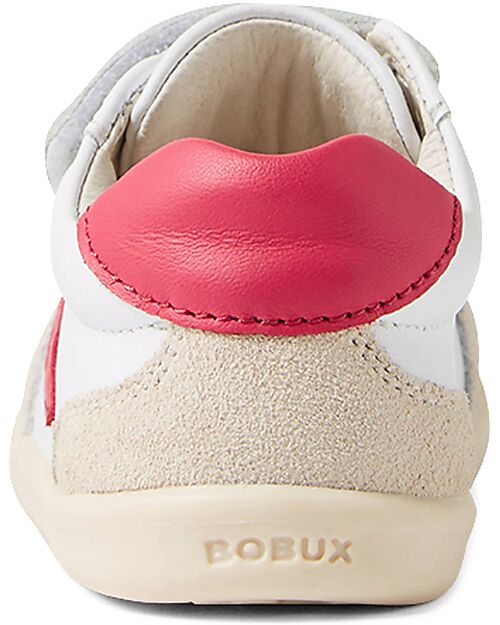 Bobux I walk Champ scarpe in pelle per camminatori esperti, Chalk- Radiant Raspberry