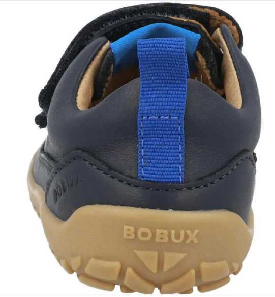 Bobux I walk ALPHA DOWN , scarpe in pelle BAREFOOT, per camminatori esperti colore navy gum sole