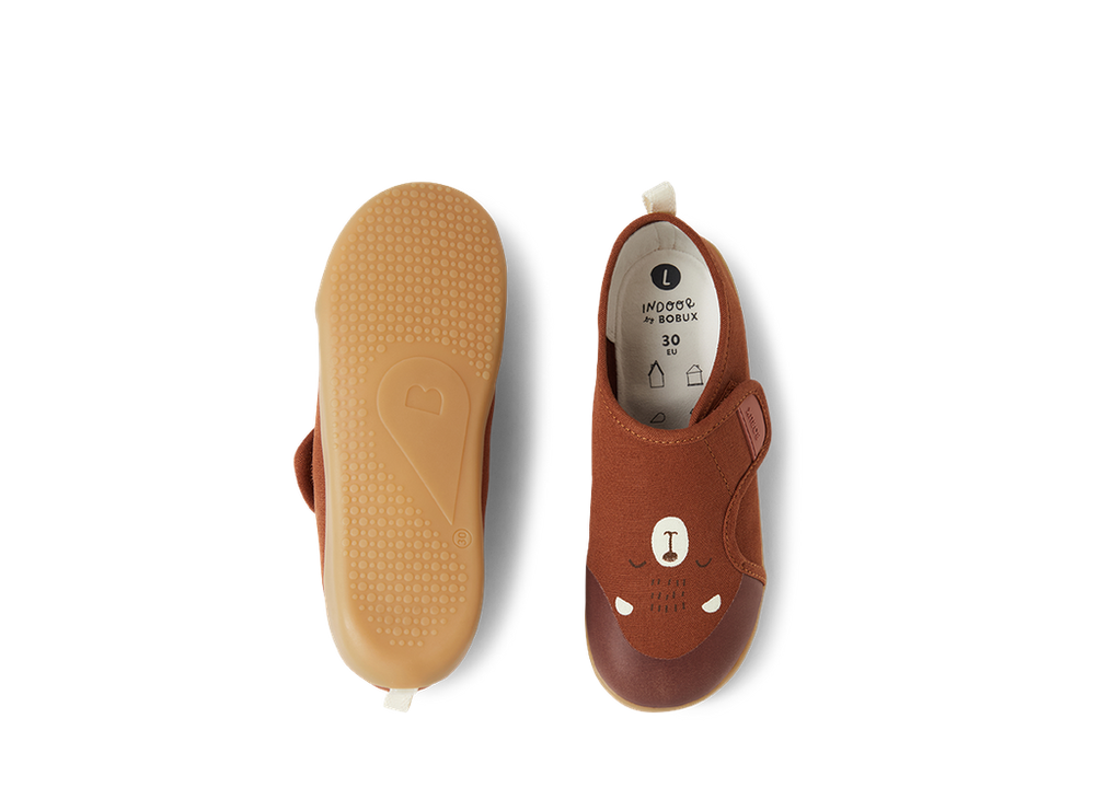 Bobux indoor, scarpe da interno, nook bear mocha