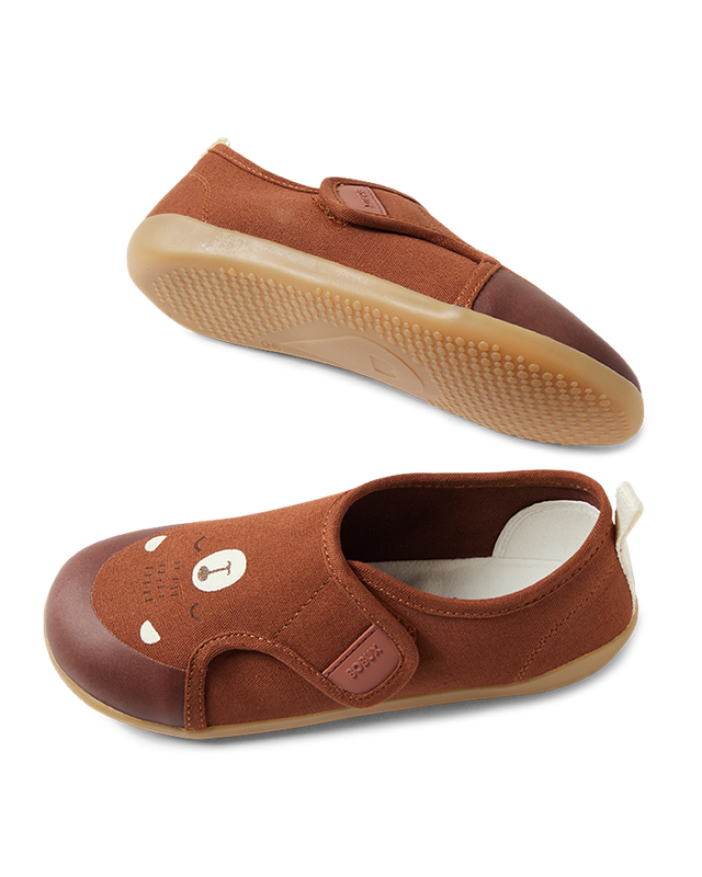 Bobux indoor, scarpe da interno, nook bear mocha