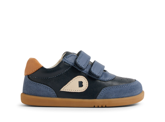 Bobux I walk Champ scarpe in pelle per camminatori esperti, colore navy vintage indigo