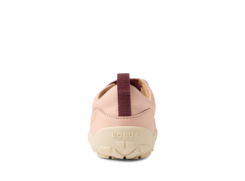 Bobux Step Up ALPHA DOWN scarpe in pelle BAREFOOT primi passi, colore cameo rose