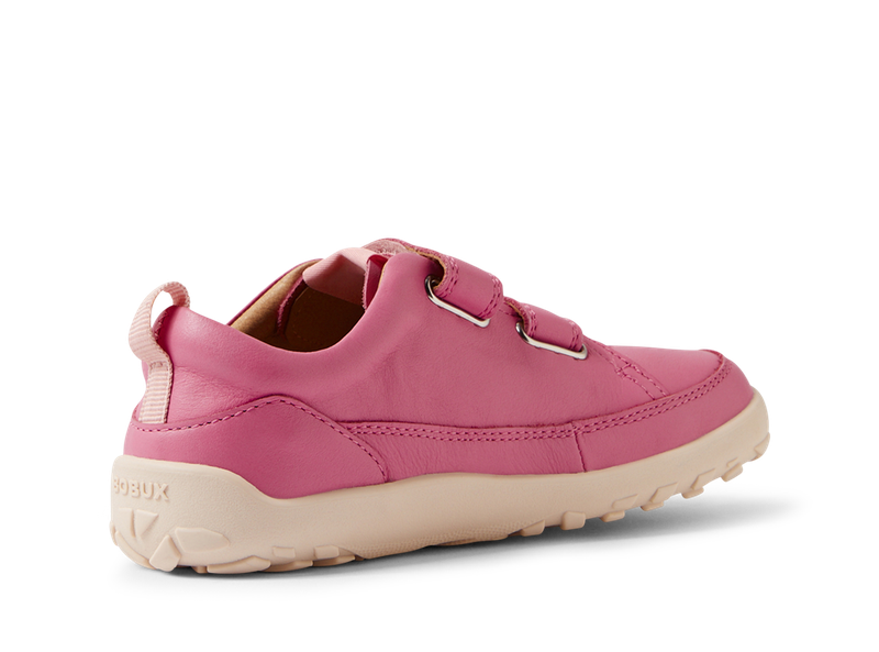 Bobux I walk ALPHA DOWN , scarpe in pelle BAREFOOT, per camminatori esperti colore cashemere rose