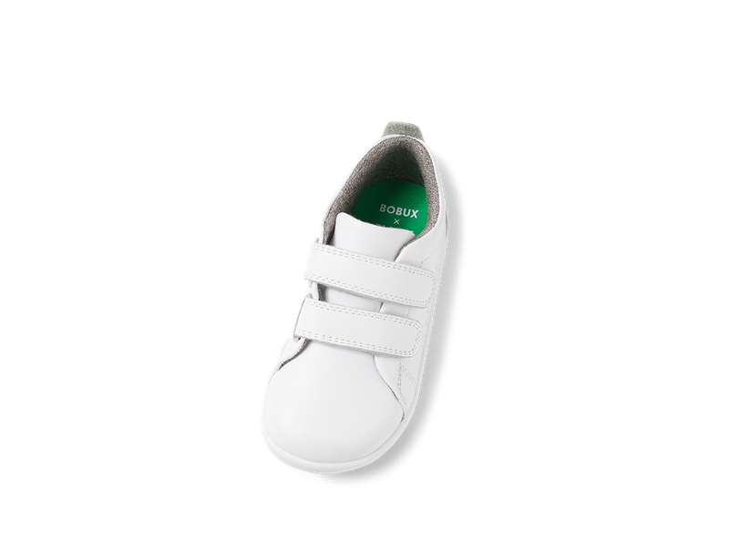 Bobux I Walk Grass Court scarpe in pelle, per bambini dai due anni circa, colore optical white