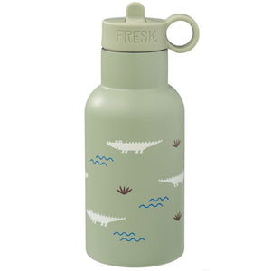 Borraccia termica in acciaio Fresk fantasia Coccodrillo, 350 ml