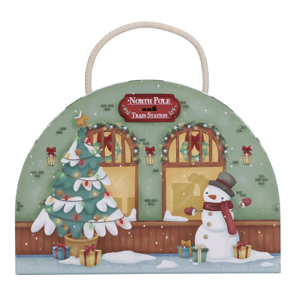 Calendario dell'Avvento di Natale, set del trenino in legno, Little Dutch