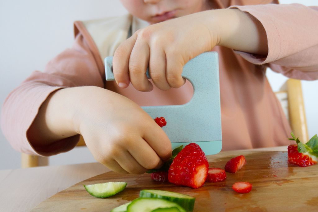 Coltello per bambini Montessori, in fibra di grano, dai 2anni circa, KLIV the FIRST knife, SKAGFA